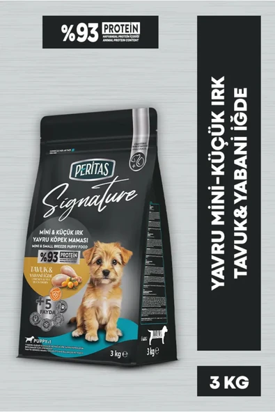 PERİTAS Signature Tavuklu Yavru Köpek Küçük Irk 3 kg ürün görseli 1
