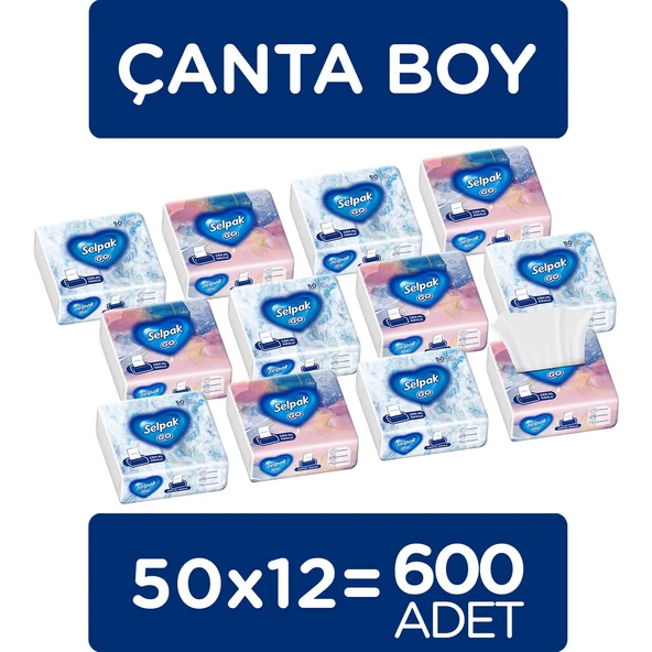 SELPAK Go Çek-Al Havlu 12*50 Yaprak ürün görseli 1