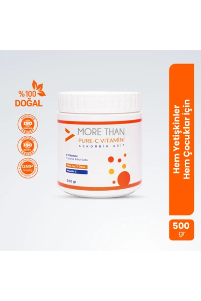 Pure C Vitamini (ASCORBİC ACİD) 500 gr ürün görseli 1