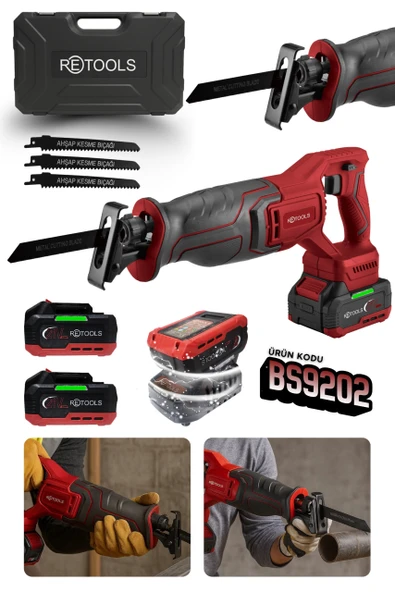 RETOOLS BORDO ŞARJLI TİLKİ KUYRUĞU TESTERE ürün görseli 1