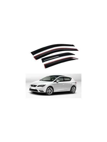 Seat Leon 2012-2019 Uyumlu Mugen 4 Lü Cam Rüzgarlığı ürün görseli 1