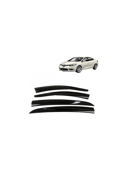 Renault Fluence Uyumlu Mugen Tip 4 Lü Cam Rüzgarlığı ürün görseli 1