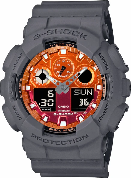 CASIO GA-100FL-8ADR ERKEK KOL SAATİ ürün görseli 1