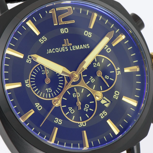 JACQUES LEMANS LUGANO 1-1645O ERKEK KOL SAATİ ürün görseli 1