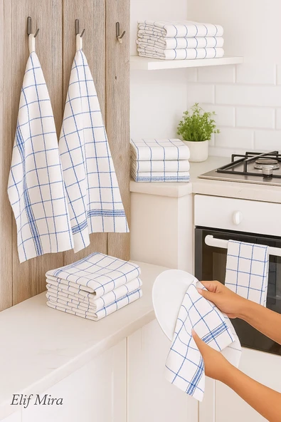 10 lu Lüks Mutfak Kurulama Bezi Seti 45x65 Cm Table Linen ürün görseli 1