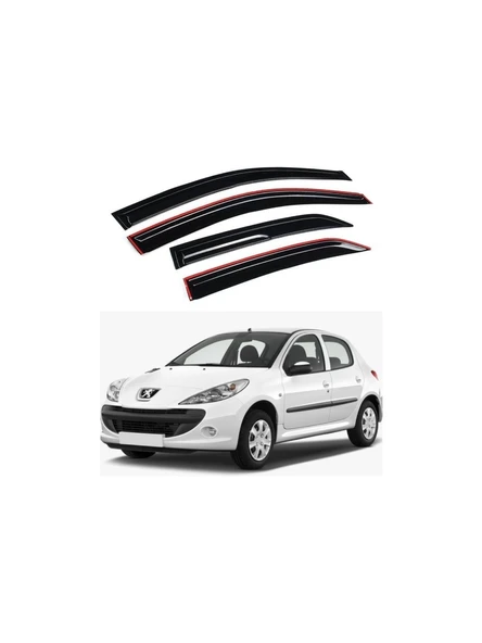 Peugeot 206 Hb (1998-2006) Uyumlu Mugen Tip Cam Rüzgarlığı ürün görseli 1