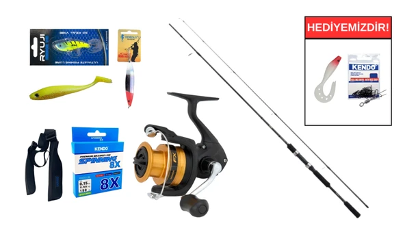 Shimano FX XT 2,70m 10-30g&Shimano FX C3000 Spin Seti ürün görseli 1
