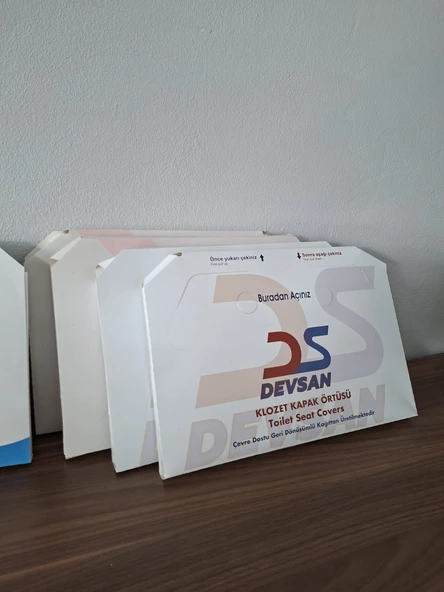 DEVSAN 150 YAPRAK KLOZET KAPAK ÖRTÜSÜ ürün görseli 1