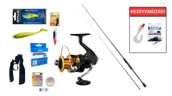 Daiwa RX Lure Game BF 2.70m&Shimano FX C3000 FC Spin Seti ürün görseli 1