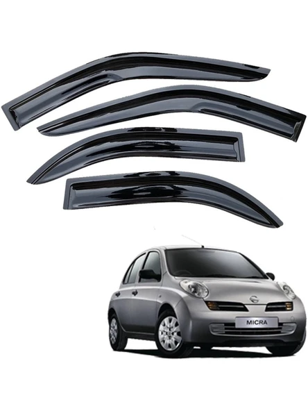 Nissan Micra 2003-2009 Uyumlu Mügen Cam Rüzgarlığı ürün görseli 1