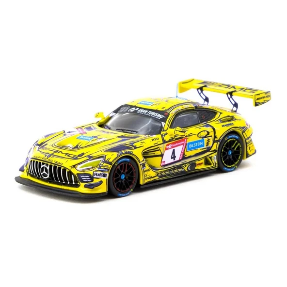 Tarmac Works Mercedes-AMG GT3 Nürburgring 24h 2023 1/64 Model Araba ürün görseli 1