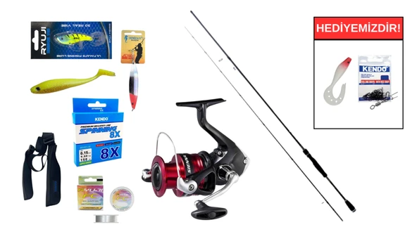 Fujin Dragon DRG-902ML 270cm&Shimano Sienna 4000 FG Spin Seti ürün görseli 1