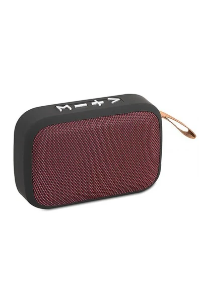 Mikado MD-25BT ENJOY N2 Kırmızı Bluetooth 3W TF/USB/FM Destekli Speaker ürün görseli 1