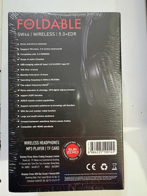FOLDABLE WİRELEES  KULAKLIK - KABLOSUZ KULAKLIK - Resim 2