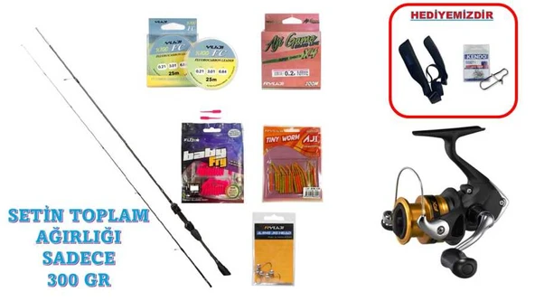 Ryuji Voltage 190 cm 0.5–5 gr & Shimano FX 1000 FC LRF Seti ürün görseli 1