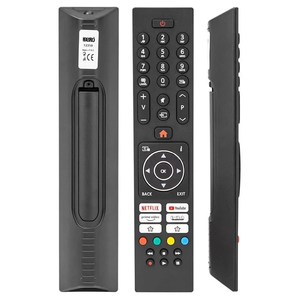 Ayt Vestel Netflix Prime Video Youtube Twitch Tuşlu LCD LED TV Kumanda ürün görseli 1