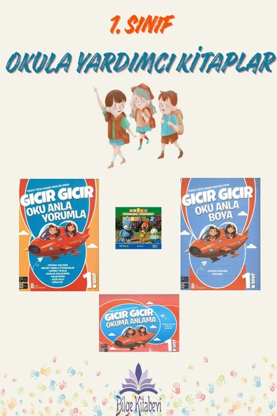 1. Sınıf Maarif Modeli Gıcır Gıcır + Oku Anla Yorumla + Oku Anla Boya + Okuma Anlama ürün görseli 1