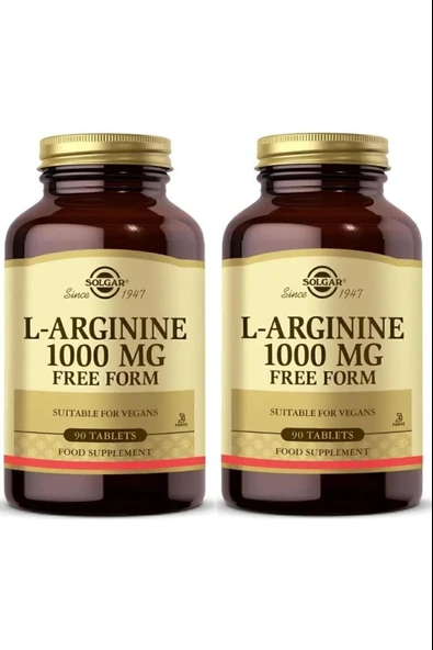 Solgar L-arginine 1000 Mg 90 Tablet 2 Adet ürün görseli 1