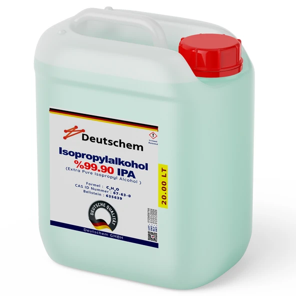 Deutschem İzopropil Alkol (İPA) - 20 Litre (4x5 Litre) ürün görseli 1