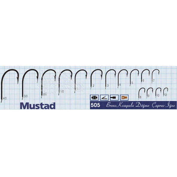 Mustad Olta İğnesi 505 50li  Standart NO:1 - Resim 3