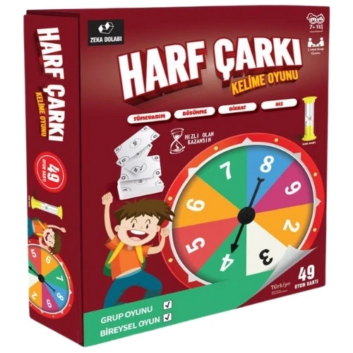 Harf Çarkı / Harf - Kelime - Kelime Üretme - Kelime Oyunu ürün görseli 1