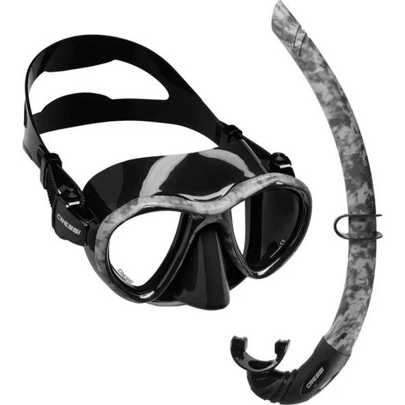 Cressi Metis Maske - Corsica Şnorkel Set  GREEN CAMO ürün görseli 1