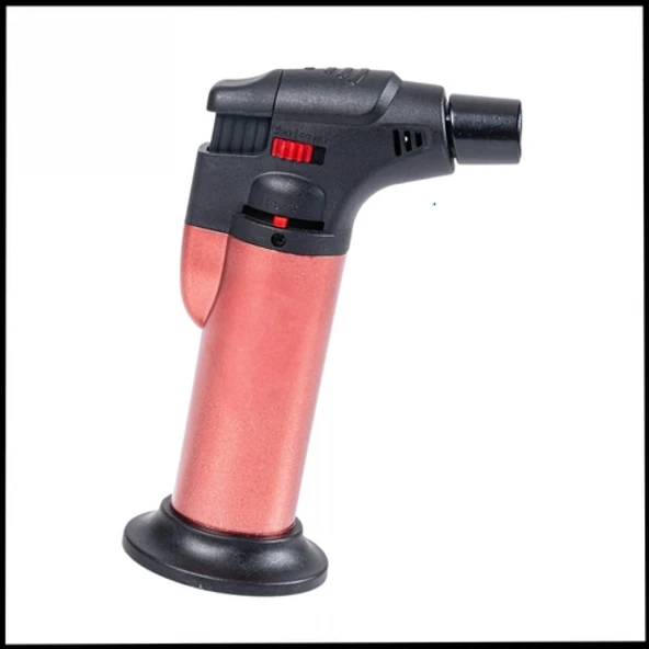 Uyguna-Yakala Pembe Doldurulabilir Metal Başlıklı - Pürmüz Çakmak - YKT.220 ürün görseli 1