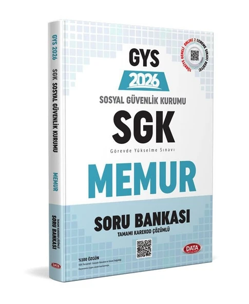 2026 SGK Memur Soru Bankası Data Yayınları ürün görseli 1