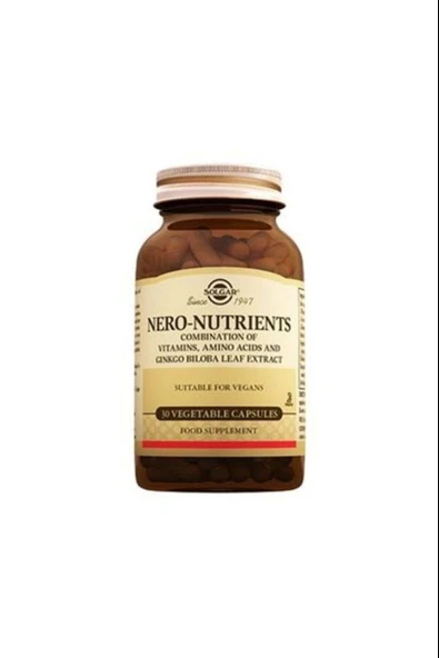 Solgar Nero Nutrients 30 Kapsül ürün görseli 1