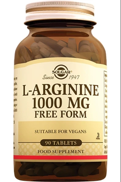 Solgar L-Arginine 1000 mg 90 Tablet ürün görseli 1