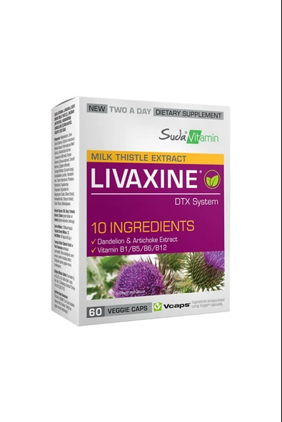Suda Vitamin Livaxine Milk Thistle Extract 60 Kapsül ürün görseli 1