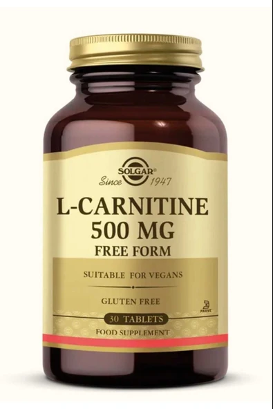 Solgar L-Carnitine 500 mg 30 Tablet ürün görseli 1