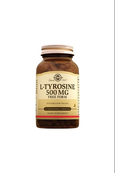 Solgar L-tyrosine 500 Mg 50 Kapsül ürün görseli 1