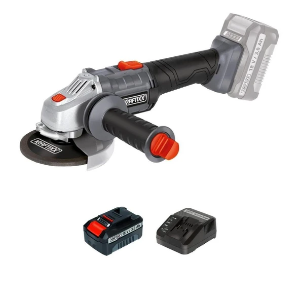 Kraftixx by Einhell KX-WS 18 Li Akülü Avuç Taşlama 1X3 Amper 4514008S2 ürün görseli 1