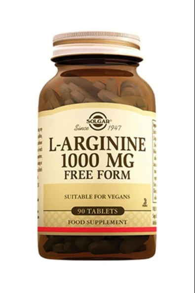 Solgar L-Arginine 1000 mg 90 Tablet ürün görseli 1