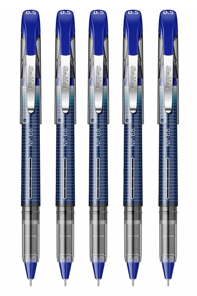 Mavi Pilot Kalem NB-68 Needle Point Pen 5 Adet Scrikss Pilot Kalem 0.5 mm İğne Uçlu Kalem İnce Uçlu Likit Mürekkepli ürün görseli 1