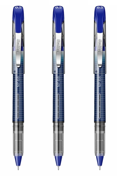 Mavi Pilot Kalem NB-68 Needle Point Pen 3 Adet Scrikss Pilot Kalem 0.5 mm İğne Uçlu Kalem İnce Uçlu Likit Mürekkepli ürün görseli 1