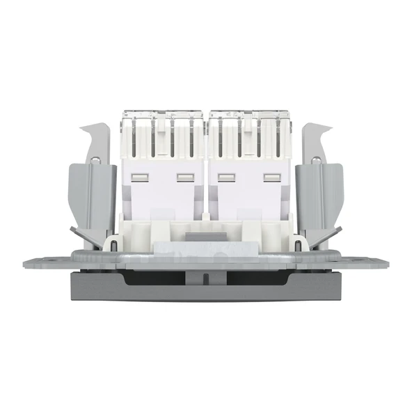 EPH4800162 ASF.ÇELİK 2RJ45CAT6-UTP PRİZ - Resim 5