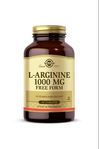 Solgar L-Arginine 1000 mg 90 Tablet ürün görseli 1
