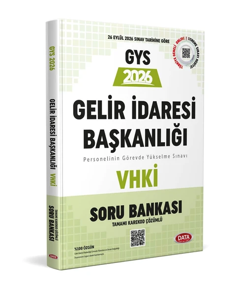 Gelir İdaresi Başkanlığı Unvan Değişikliği Sınavı Soru Bankası Data Yayınları ürün görseli 1