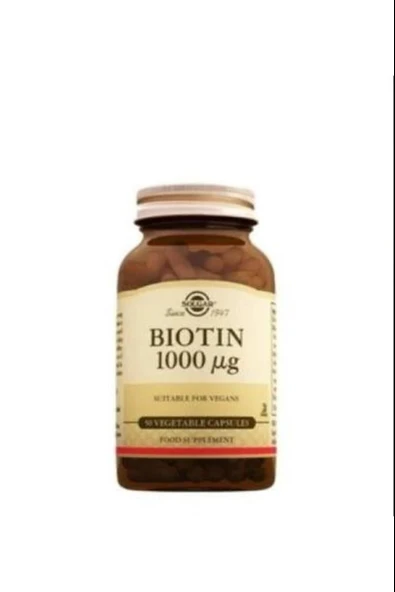 Solgar Biotin 1000 Mcg 50 Kapsül ürün görseli 1