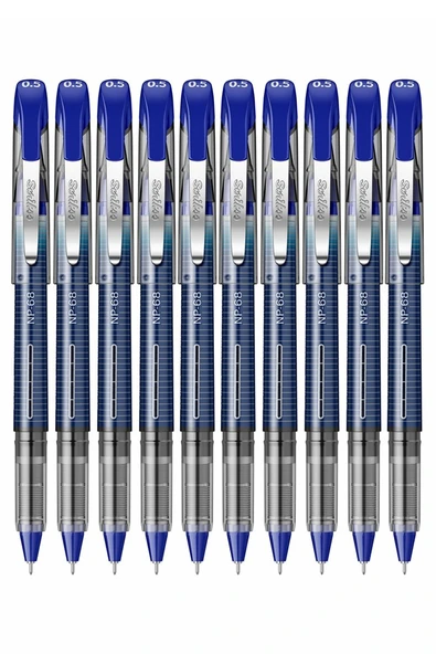 Mavi Pilot Kalem NB-68 Needle Point Pen 10 Adet Scrikss Pilot Kalem 0.5 mm İğne Uçlu Kalem İnce Uçlu Likit Mürekkepli ürün görseli 1