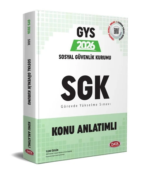 2026 GYS SGK Konu Anlatımlı Hazırlık Kitabı Data Yayınları ürün görseli 1