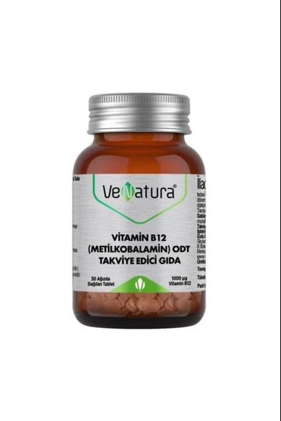 Venatura Vitamin B12 Metilkobalamin ODT 30 Tablet ürün görseli 1