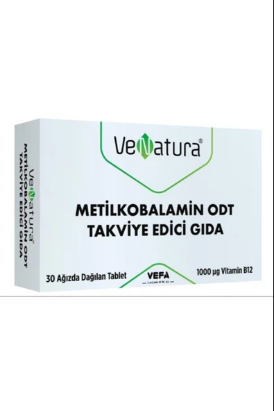 Venatura Vitamin B12 Metilkobalamin ODT 30 Tablet ürün görseli 1