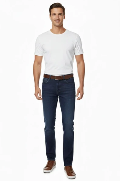 Erkek Comfort  Fit Jeans Pantolon 1600 BGL-ST04970 ürün görseli 1