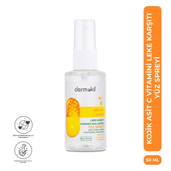 Dermokil Kojik Asit C Vitamini Leke Karşıtı Yüz Spreyi 50 ml ürün görseli 1