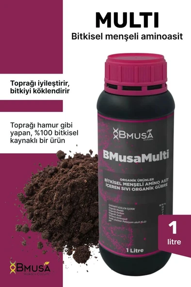 Bmusa Multi 1Lt  Organik Gübre - Resim 2