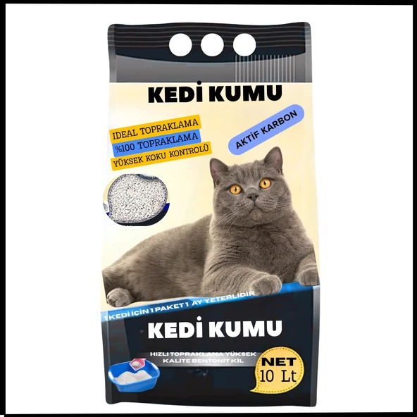 Uyguna-Yakala 10 Lt Aktif Karbon Kedi Kumu -CL.221 ürün görseli 1