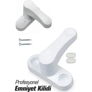 Akpen Pencere Emniyet Kilidi Beyaz EMN04 ürün görseli 1